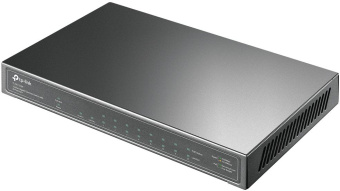 Коммутатор TP-Link TL-SG1210P 9G 1SFP 8PoE+ 63W неуправляемый - купить недорого с доставкой в интернет-магазине