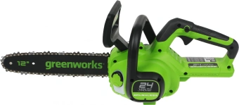 Цепная пила Greenworks GD24CS30K2 аккум. дл.шины:12" (30cm) 1аккум. 2Ач ЗУ (2007007UA) - купить недорого с доставкой в интернет-магазине