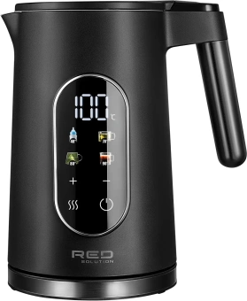 Чайник электрический Red Solution AM108D 1.7л. 2000Вт черный корпус: металл/пластик - купить недорого с доставкой в интернет-магазине