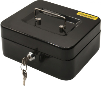 Ящик для денег Silwerhof 90x200x160 черный сталь 0.917кг - купить недорого с доставкой в интернет-магазине