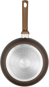 Сковорода Rondell Absolute RDA-1249 круглая 28см покрытие: Xylan Plus ручка несъемная (без крышки) коричневый - купить недорого с доставкой в интернет-магазине