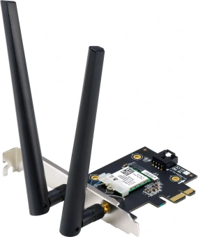Сетевой адаптер Wi-Fi + Bluetooth Asus PCE-BE6500 BE6500 PCI Express (ант.внеш.съем) 2ант. - цена, купить или заказать с доставкой в интернет-магазине Сетевой адаптер Wi-Fi + Bluetooth Asus PCE-BE6500 BE6500 PCI Express (ант.внеш.съем) 2ант. - купить недорого с доставкой в интернет-магазине