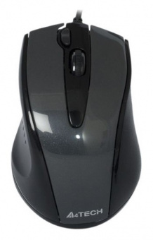 Мышь A4Tech V-Track Padless N-500F черный оптическая (1000dpi) USB (4but) - купить недорого с доставкой в интернет-магазине