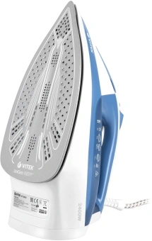 Утюг Vitek VT-8330 2400Вт белый/голубой - купить недорого с доставкой в интернет-магазине