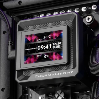 Система водяного охлаждения Thermalright Frozen Warframe SE 360 ARGB Soc-AM5/AM4/1151/1200/2066/2011/1700 черный 4-pin 29.6dB Al LCD Ret (F-WFRAME-SE-360-BL-ARGB) - купить недорого с доставкой в интернет-магазине