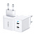 Сетевое зар./устр. Choetech Q5006-EU 40W 3A (PD) 2xUSB type-C универсальное белый (Q5006-EU-WH) Сетевое зар./устр. Choetech Q5006-EU 40W 3A (PD) 2xUSB type-C универсальное белый (Q5006-EU-WH)