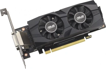 Видеокарта Asus PCI-E 4.0 RTX3050-O6G-LP-BRK NVIDIA GeForce RTX 3050 6Gb 96bit GDDR6 1507/14000 DVIx1 HDMIx1 DPx1 HDCP Ret low profile - купить недорого с доставкой в интернет-магазине