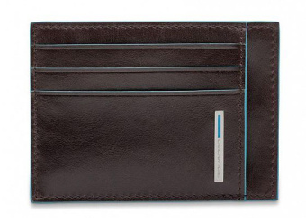 Чехол для кредитных карт Piquadro Blue Square PP2762B2R/MO коричневый натур.кожа - купить недорого с доставкой в интернет-магазине