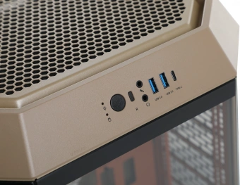Корпус Thermaltake The Tower 300 Gravel Send коричневый без БП mATX 8x120mm 6x140mm 2xUSB3.0 audio bott PSU - купить недорого с доставкой в интернет-магазине