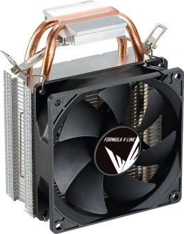 Устройство охлаждения(кулер) Formula Ice Boid 2PSDB Soc-AM5/AM4/1200/1700/1851 серебристый/черный 4-pin 17-34dB Al+Cu 100W Ret - купить недорого с доставкой в интернет-магазине