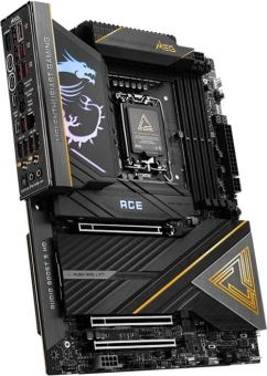 Материнская плата MSI MEG Z890 ACE  Soc-1851 Intel Z890 4xDDR5 ATX AC`97 8ch(7.1) 10Gigabit RAID+HDMI - купить недорого с доставкой в интернет-магазине