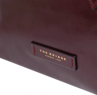Сумка женская The Bridge Ida 04101501/YF бордовая натур.кожа - купить недорого с доставкой в интернет-магазине