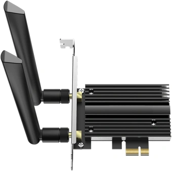 Сетевой адаптер Wi-Fi + Bluetooth Netis F2 АХ5400 PCI Express (ант.внеш.съем) 2ант. - купить недорого с доставкой в интернет-магазине