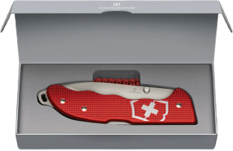 Нож перочинный Victorinox Evoke Alox (0.9415.D20) 136мм 5функц. красный без чехла подар.коробка - купить недорого с доставкой в интернет-магазине