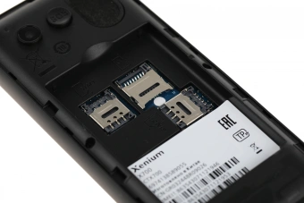 Мобильный телефон Xenium X700 черный моноблок 2Sim 2.31" 240x320 Nucleus 0.3Mpix GSM900/1800 MP3 FM microSD max32Gb - купить недорого с доставкой в интернет-магазине