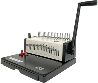 Переплетчик Office Kit B2125N A4/перф.23л.сшив/макс.500л./пластик.пруж. (4.5-51мм) - купить недорого с доставкой в интернет-магазине