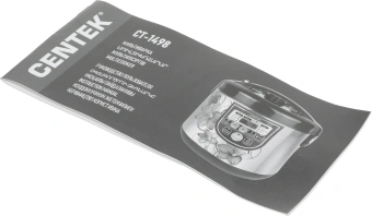 Мультиварка Centek CT-1498 5л 700Вт черный/стальной - купить недорого с доставкой в интернет-магазине