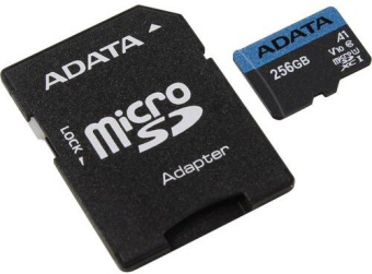 Флеш карта microSDXC A-Data 256GB AUSDX256GUICL10A1-RA1 Premier Pro + adapter - цена, купить или заказать с доставкой в интернет-магазине Флеш карта microSDXC A-Data 256GB AUSDX256GUICL10A1-RA1 Premier Pro + adapter - купить недорого с доставкой в интернет-магазине