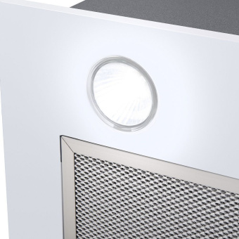 Вытяжка встраиваемая Maunfeld Crosby Light C 60 белый управление: ползунковое (1 мотор) - купить недорого с доставкой в интернет-магазине