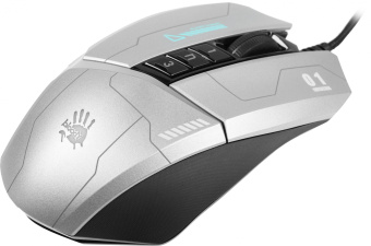 Мышь A4Tech Bloody W60 Max Gun серый/черный оптическая 10000dpi USB 10but - купить недорого с доставкой в интернет-магазине