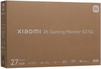 Монитор Xiaomi 27" G27Qi 2026 черный IPS LED 16:9 HDMI матовая 1000:1 400cd 178гр/178гр 2560x1440 200Hz FreeSync Premium DP 2K 4.15кг - купить недорого с доставкой в интернет-магазине