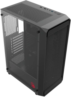 Корпус Bloody BD-CC114 черный без БП ATX 8x120mm 1xUSB2.0 1xUSB3.0 audio bott PSU - купить недорого с доставкой в интернет-магазине