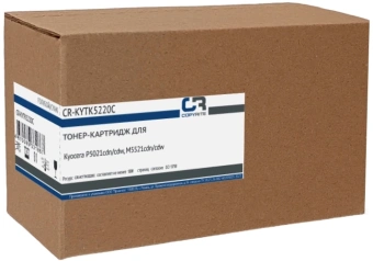 Картридж лазерный CopyRite CR-KYTK5220C TK-5220C голубой (1200стр.) для Kyocera P5021cdn/cdw/M5521cdn/cdw - купить недорого с доставкой в интернет-магазине