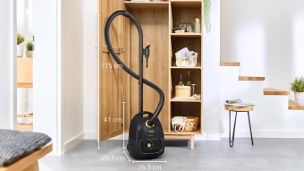 Пылесос Bosch BGL38GOLD 1700Вт черный/золотистый - купить недорого с доставкой в интернет-магазине