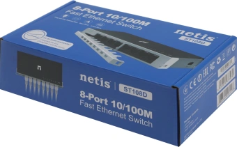 Коммутатор Netis ST108D (L2) 8x100Мбит/с неуправляемый - купить недорого с доставкой в интернет-магазине