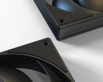 Вентилятор для корпуса ID-Cooling AS-140-K Duet 140х140x25 черный 4-pin 24.9дБ (упак.:2шт) Ret - купить недорого с доставкой в интернет-магазине