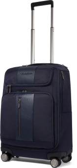 Чемодан Piquadro BRIEF2 (BV6271BR2/BLU) 40x20x55см 33л. нейлон/полиур. синий - купить недорого с доставкой в интернет-магазине