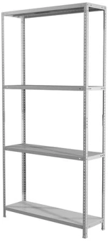 Стеллаж Практик MS Standart 200KD/100x30/4 пол.:4 разборная 2000x1000x300мм серый (S24099243402) - купить недорого с доставкой в интернет-магазине