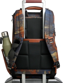 Рюкзак мужской Piquadro Oberon CA7278W150/CAMOCU коричневый/оранжевый нейлон/натур.кожа - купить недорого с доставкой в интернет-магазине