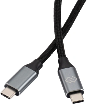 Кабель Digma D-TYPE-C-USB3.2-100W-4K-2M USB Type-C (m)-USB Type-C (m) 2м черный - купить недорого с доставкой в интернет-магазине