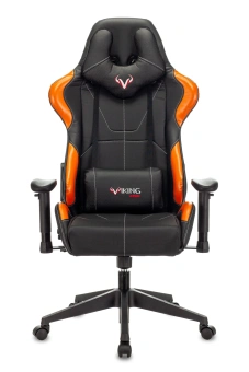 Кресло игровое Zombie VIKING 5 AERO черный/оранжевый эко.кожа с подголов. крестов. пластик - купить недорого с доставкой в интернет-магазине