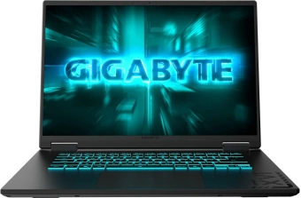 Ноутбук Gigabyte GAMING A16 Core i7 13620H 32Gb SSD1Tb NVIDIA GeForce RTX 5070 8Gb 16" IPS QHD+ (2560x1600) FreeDOS grey WiFi BT Cam (CWHI3KZC64SD) - купить недорого с доставкой в интернет-магазине