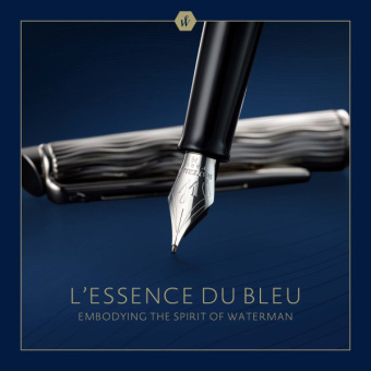 Ручка перьев. Waterman Hemisphere L`Essence du Bleu (CW2166467) LaqBlue CT F сталь нержавеющая подар.кор. - купить недорого с доставкой в интернет-магазине
