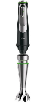 Блендер погружной Braun MQ9135XI черный/серебристый - купить недорого с доставкой в интернет-магазине