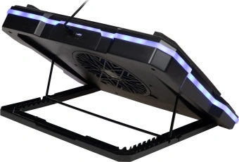 Подставка для ноутбука Digma D-NCP190-1x100RGB 19" 428x316x58мм 52дБ 2xUSB 1x 140ммFAN 1280г Fan-control металл/пластик черный - купить недорого с доставкой в интернет-магазине