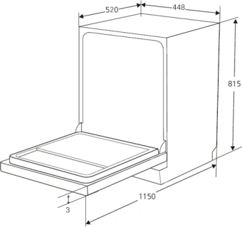 Посудомоечная машина встраив. Kuppersberg GLM 4580 2100Вт узкая - купить недорого с доставкой в интернет-магазине
