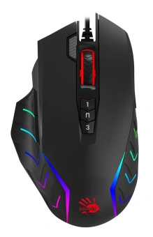 Мышь A4Tech Bloody J95s черный оптическая 8000dpi USB 9but (J95S STONE BLACK ACTIVATED) - купить недорого с доставкой в интернет-магазине