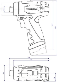 Дрель-шуруповерт Metabo PowerMaxx BS аккум. патрон:быстрозажимной (600079550) - купить недорого с доставкой в интернет-магазине