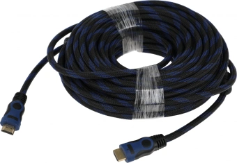 Кабель соединительный аудио-видео Premier 5-813BL HDMI (m)/HDMI (m) 20м. феррит.кольца черный/синий (5-813BL 20.0) - купить недорого с доставкой в интернет-магазине
