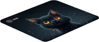 Коврик для мыши Cactus Black Cat 250x200x3мм (CS-MPC-D09S) - купить недорого с доставкой в интернет-магазине