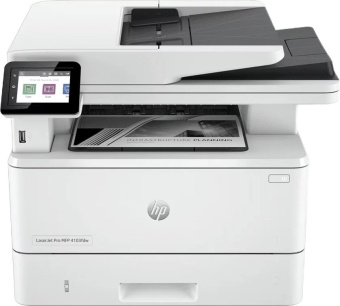 МФУ лазерный HP LaserJet Pro 4103fdw (2Z629A) A4 Duplex Net WiFi белый - купить недорого с доставкой в интернет-магазине