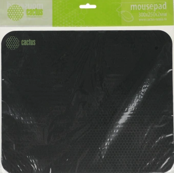 Коврик для мыши Cactus Black Mesh черный 300x250x3мм (CS-MP-D02M) - купить недорого с доставкой в интернет-магазине