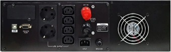 Источник бесперебойного питания Powercom Infinity INF-1500AP RM (3U) 1050Вт 1500ВА черный - купить недорого с доставкой в интернет-магазине