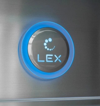 Холодильник Lex LCD505BmID 3-хкамерн. синий металлик инвертер - купить недорого с доставкой в интернет-магазине