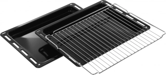 Духовой шкаф Электрический Haier HOX-FP3ABX черный/нержавеющая сталь - купить недорого с доставкой в интернет-магазине