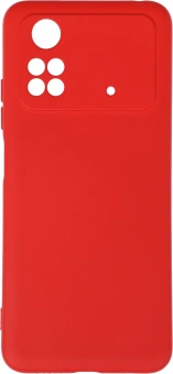 Чехол (клип-кейс) DF для Poco M4 Pro (4G) poOriginal-06 красный (POORIGINAL-06 (RED)) - купить недорого с доставкой в интернет-магазине